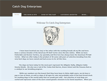 Tablet Screenshot of catchdogenterprises.com